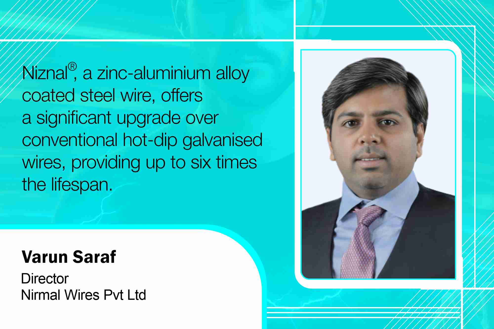 Niznal® is a game-changer in the steel wire industry with 6X Life