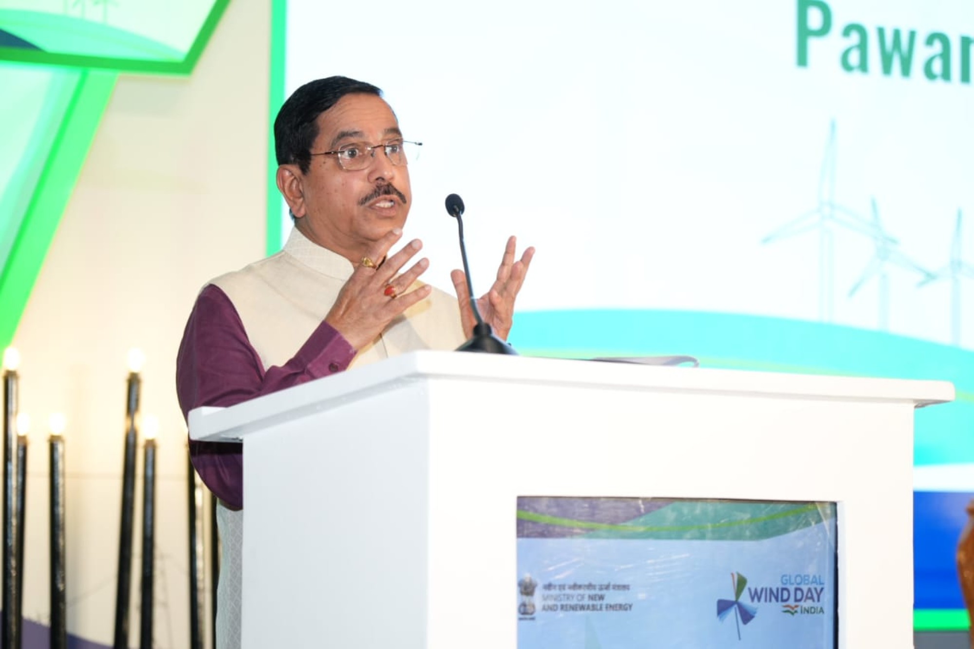 Wind energy central in achieving renewable energy goals by 2030: Minister Pralhad Joshi
