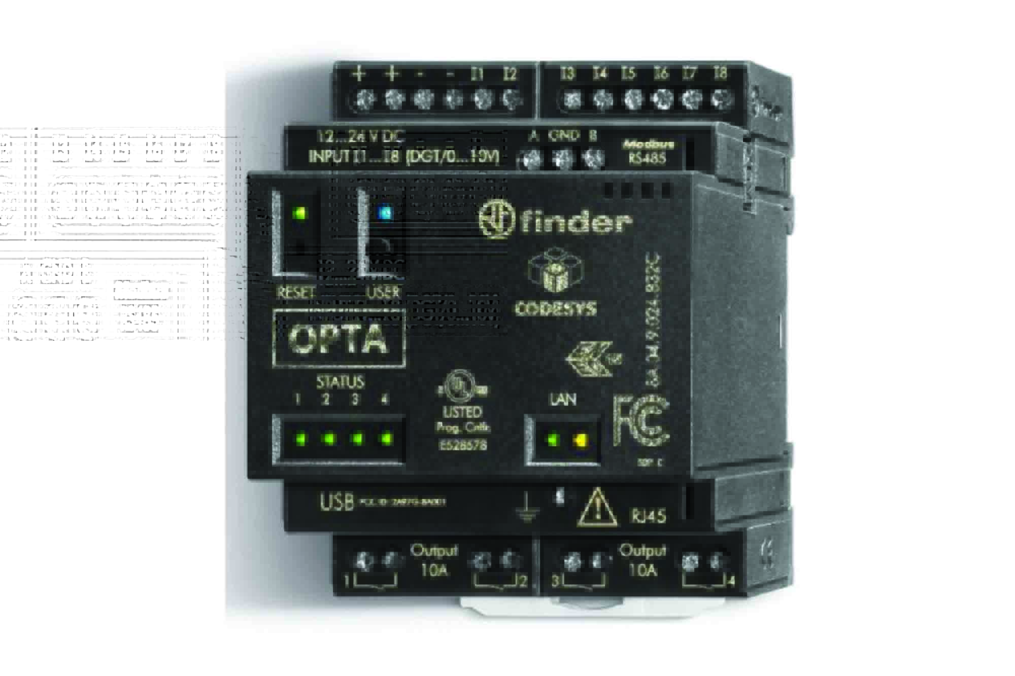 Integrating Finder OPTA in energy management systems