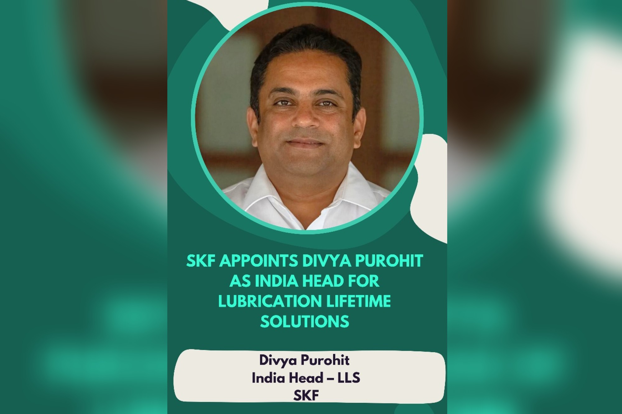 SKF appoints Divya Purohit as India Head for Lubrication Lifetime Solutions