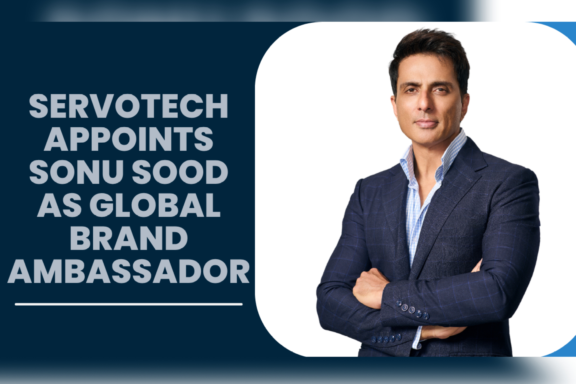 Servotech appoints Sonu Sood as Global Brand Ambassador